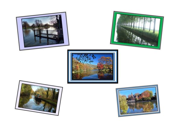 Reflections Photo Greetings Cards - A6 Size - Pack of 2