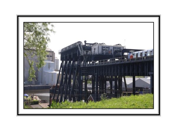 Anderton Boat Lift Photo Greetings Card