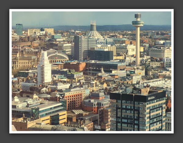 Birds Eye View of Liverpool Photo Print