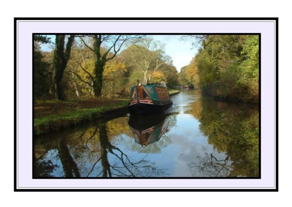 Canal Reflections Photo Greetings Card