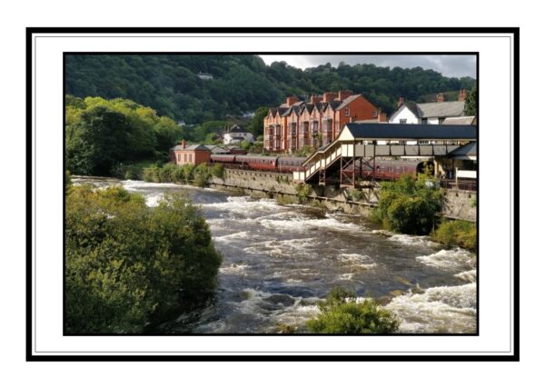 Llangollen River & Railway Photo Greetings Card