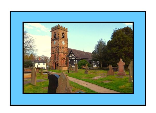 Lower Peover Church Cheshire Photo Greetings Card