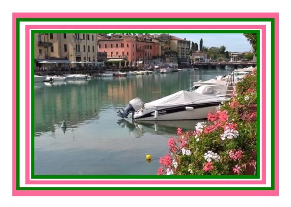 Peschiera, Lake Garda, Italy Photo Greetings Card