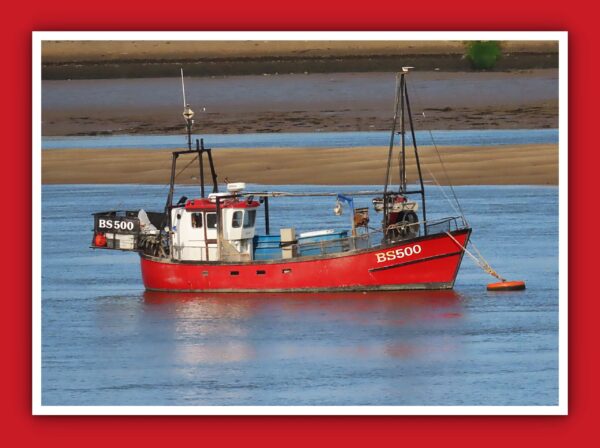 Red Boat Photo Print