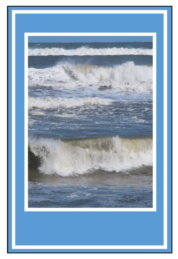 Sea Waves Photo Greetings Card